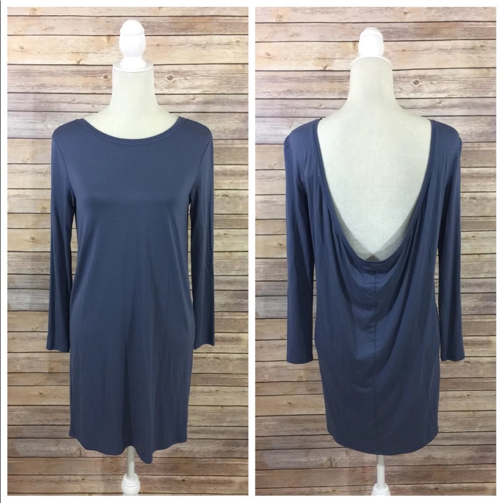 ASOS Petite 00 Shift Dress Draped Jersey Knit